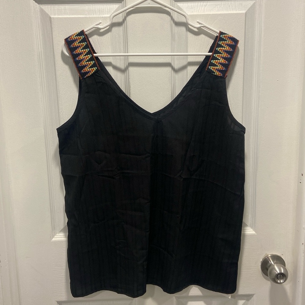 NWT Cupshe Black Tank Top Size Large